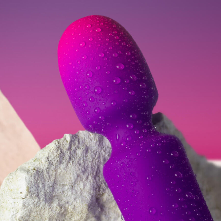 ROCKS-OFF - GLO-GIRL VIBRATORE A BACCHETTA MINI VIOLA – Impermeabili al 100%. – foto 3