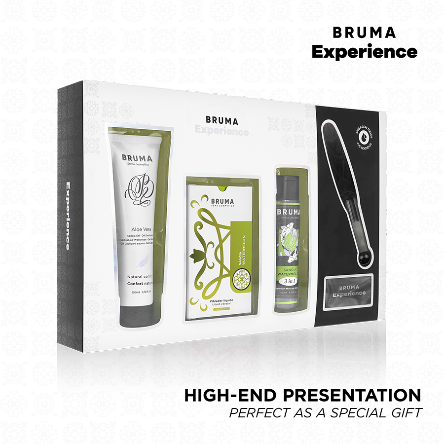 BRUMA XPERIENCE - KIT DOLCE TENTAZIONE ANGURIA VIBRO-ORGASMICA – Kit per massaggi