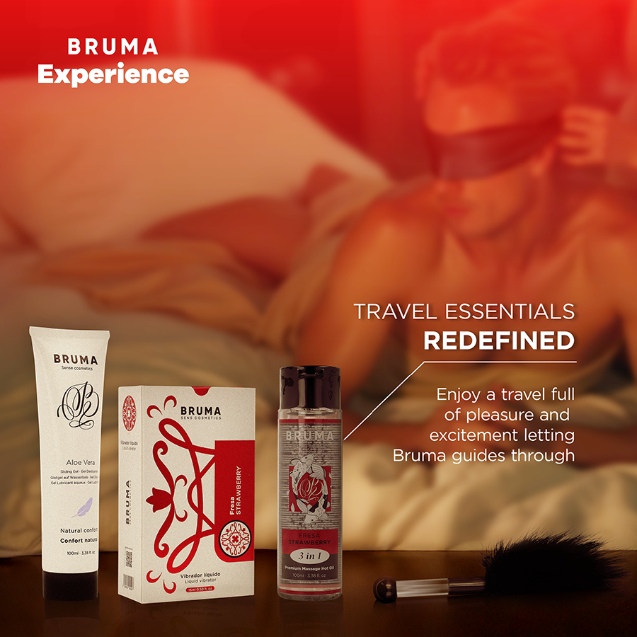 BRUMA XPERIENCE - KIT TENTAZIONE VIBRO-ORGASMICA DOLCE FRAGOLA – Kit per massaggi – foto 3