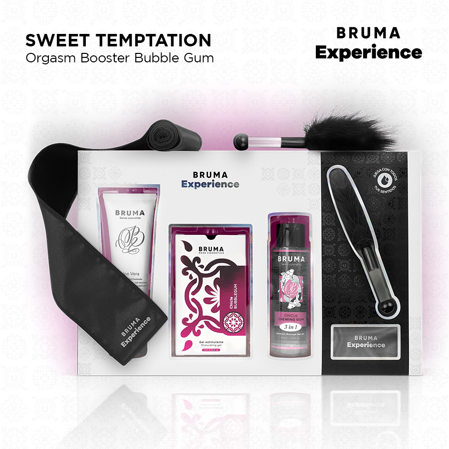 BRUMA XPERIENCE - KIT TENTAZIONE SWEET GUM CON POTENZIATORE DI ORGASMO – Kit per massaggi – foto 2