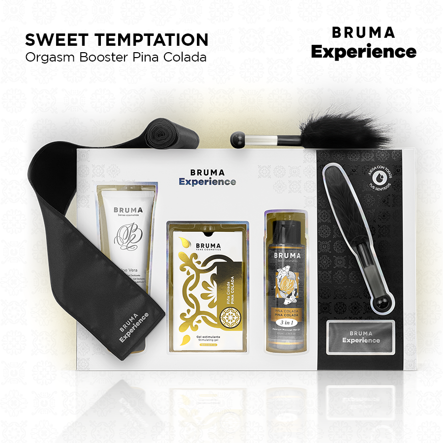 BRUMA XPERIENCE - DOLCE PACCO TENTAZIONE PINA COLADA CON POTENZIATORE DI ORGASMO – Kit per massaggi – foto 2