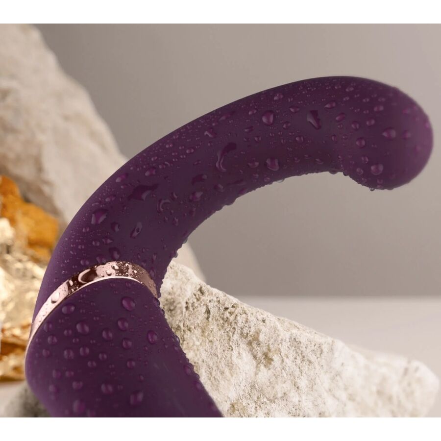 ROCKS-OFF - GEMINI DOPPIO VIBRATORE STIMOLATORE DEL CLITORIDE PUNTO G VIOLA – Vibratori a punto G – foto 6
