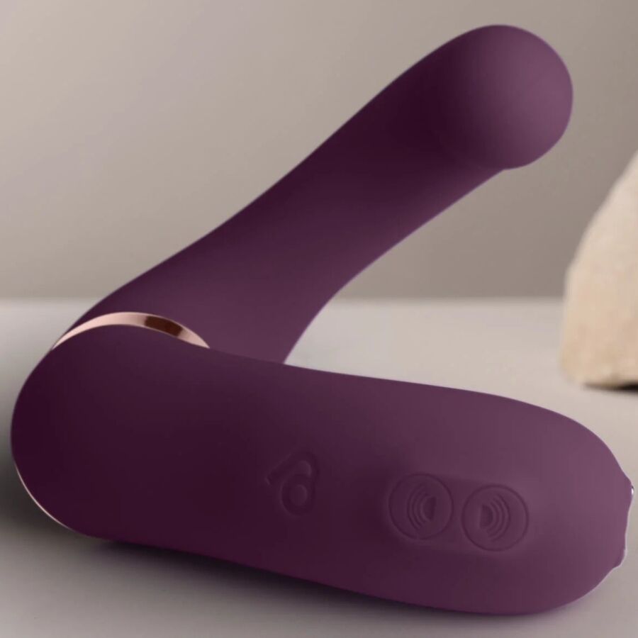 ROCKS-OFF - GEMINI DOPPIO VIBRATORE STIMOLATORE DEL CLITORIDE PUNTO G VIOLA – Vibratori a punto G – foto 5