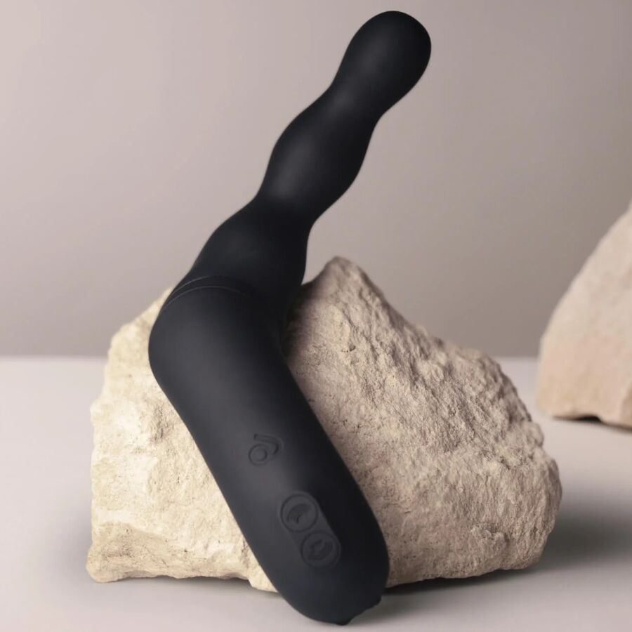 ROCKS-OFF - ADATTATORE NERO PER VIBRATORE PROSTATICO E ANALE – Tappi anali – foto 4