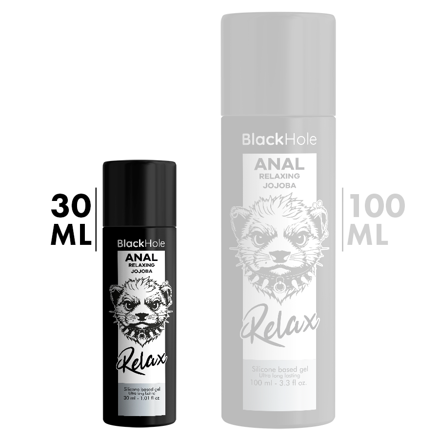 BLACK HOLE - RILASSANTE ANALE JOJOBA RELAX BASE SILICONE 30 ML – Base in silicone – foto 2