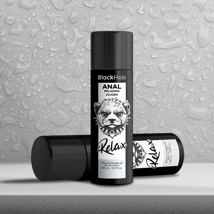 BLACK HOLE - RILASSANTE ANALE JOJOBA RELAX BASE SILICONE 100 ML – Base in silicone – foto 6