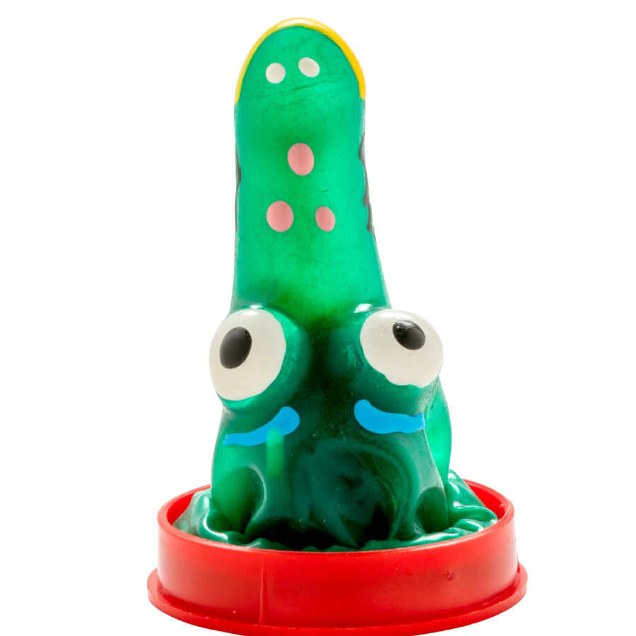 CONDOMERIE - PRESERVATIVI NOVITÀ DIPINTI A MANO MODELLO COCCODRILLO 1 – Preservativi Divertenti – foto 3