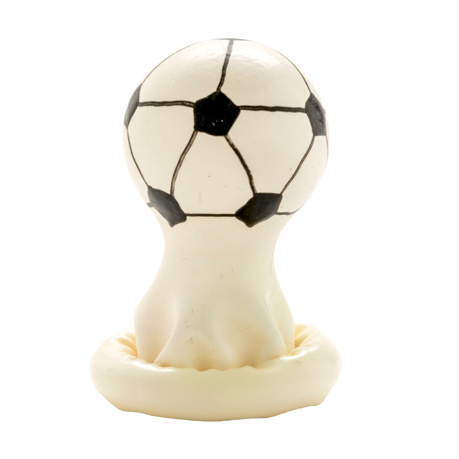 CONDOMERIE - PRESERVATIVI NOVITÀ DIPINTI A MANO CALCIO – Preservativi Divertenti – foto 3