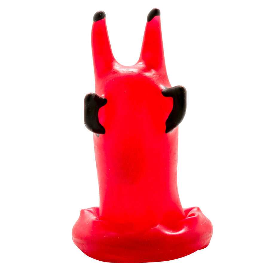 CONDOMERIE - PRESERVATIVI NOVITÀ DIPINTI A MANO RED DEVIL – Preservativi Divertenti – foto 3