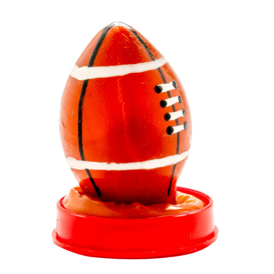 CONDOMERIE - PRESERVATIVI NOVITÀ DIPINTI A MANO PALLONE DA RUGBY – Preservativi Divertenti – foto 2
