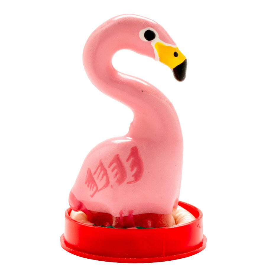 CONDOMERIE - PRESERVATIVI NOVITÀ DIPINTI A MANO ROSA FENICOTTERO – Preservativi Divertenti – foto 2