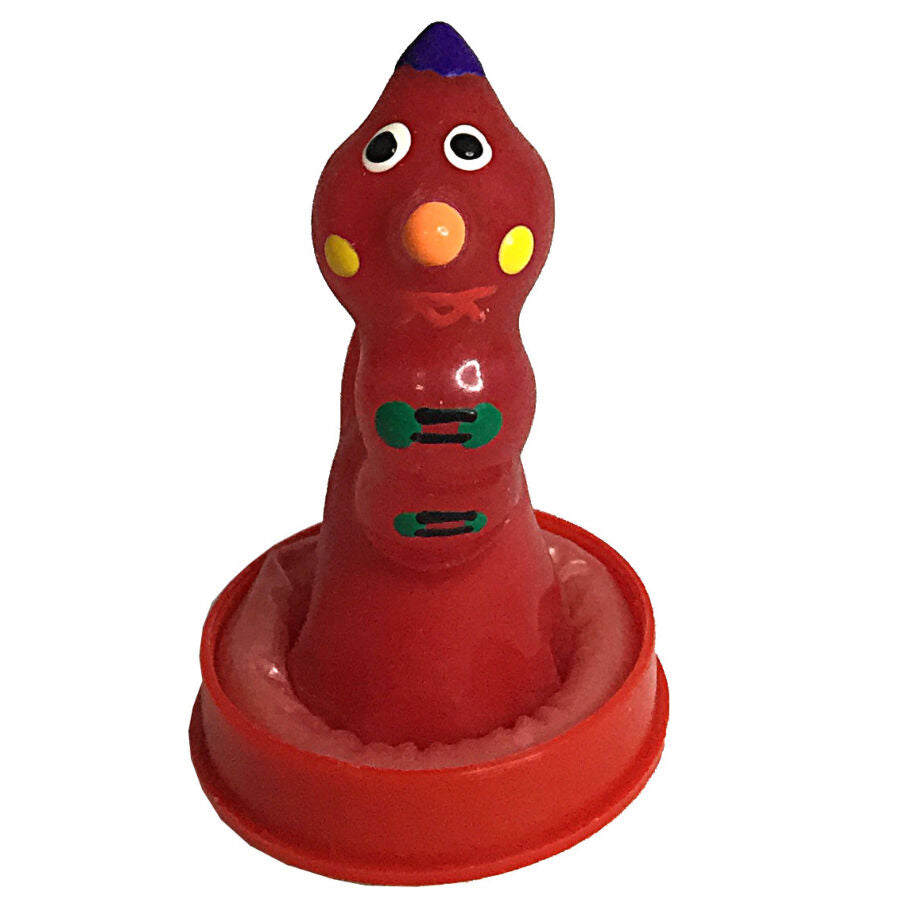 CONDOMERIE - PRESERVATIVI NOVITÀ DIPINTI A MANO WORM – Preservativi Divertenti – foto 3