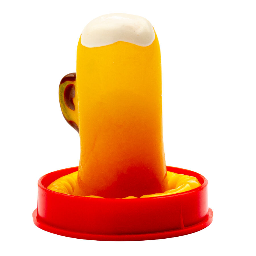 CONDOMERIE - PRESERVATIVI NOVITÀ DIPINTI A MANO BICCHIERE DI BIRRA – Preservativi Divertenti – foto 2