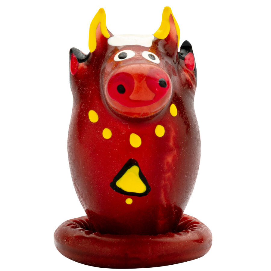 CONDOMERIE - PRESERVATIVI NOVITÀ DIPINTI A MANO MODELLO TORO 1 – Preservativi Divertenti – foto 4