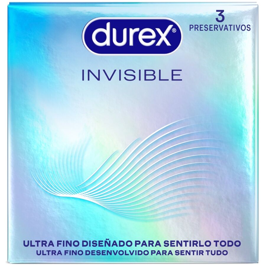 DUREX - PRESERVATIVI INVISIBILI ULTRA SOTTILI 3 UNITÀ – Sensibile
