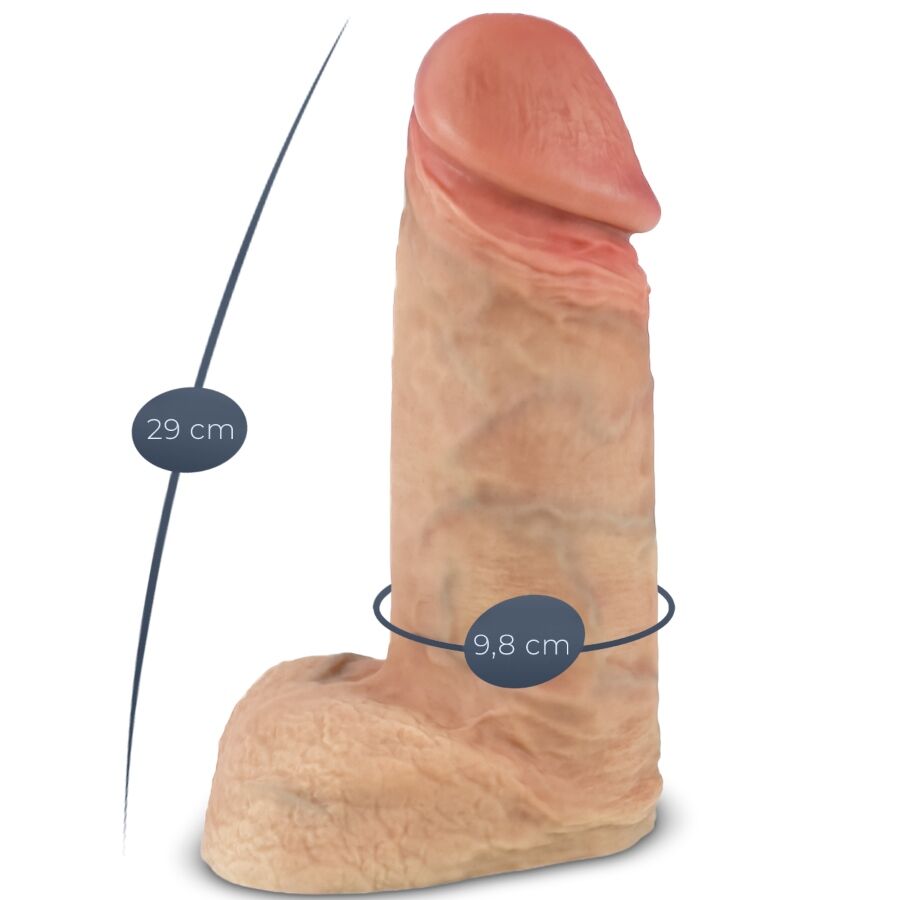 SILEXD - MODELLO 1 XTREME PREMIUM SILICONE PENE REALISTICO 28 CM – Peni realistici – foto 5