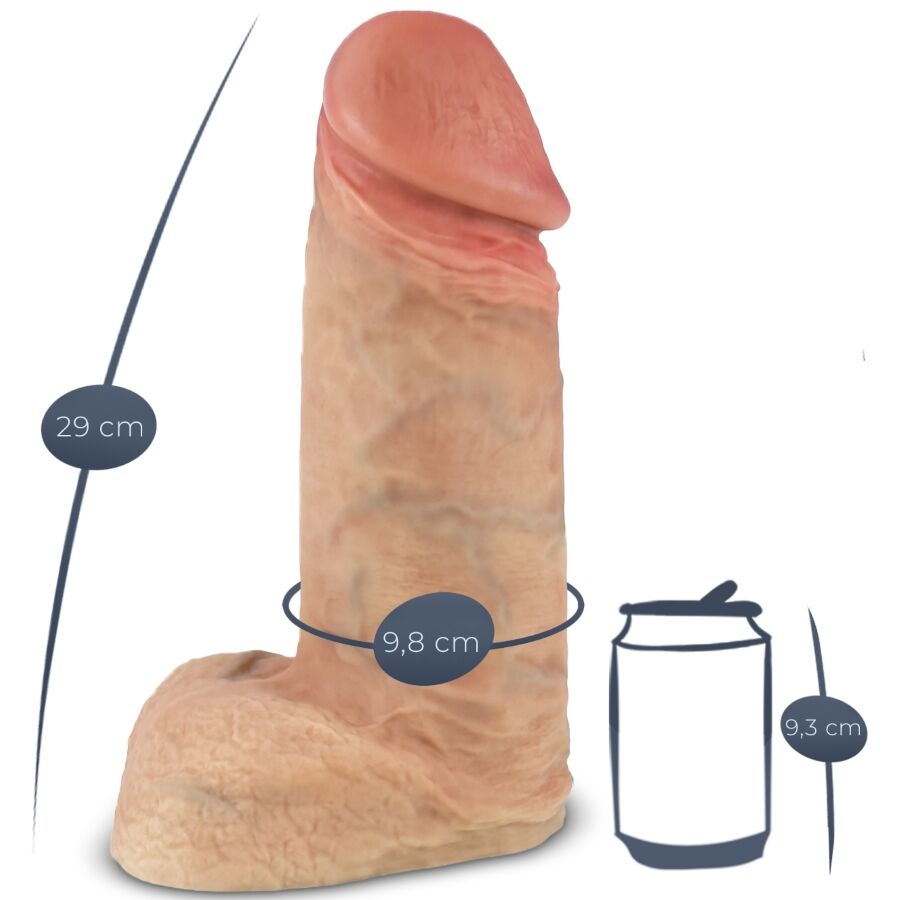SILEXD - MODELLO 1 XTREME PREMIUM SILICONE PENE REALISTICO 28 CM – Peni realistici – foto 6