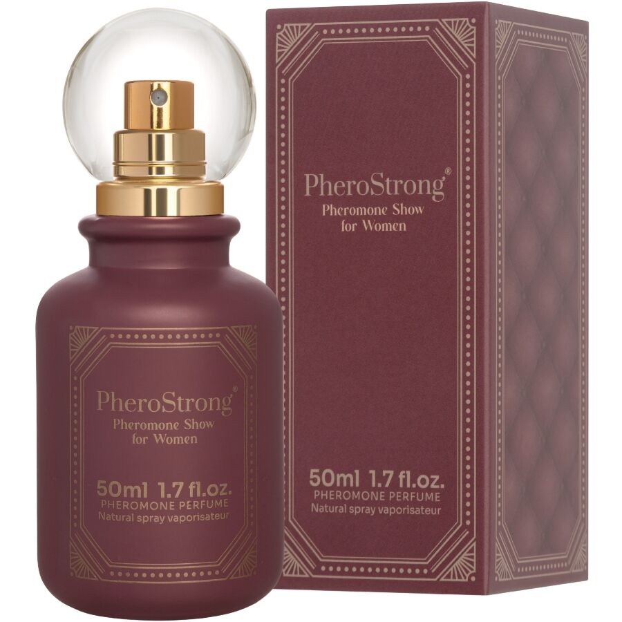 PHEROSTRONG - PROFUMO AI FEROMONI SHOW PER DONNA 50 ML – Profumi con feromoni femminili