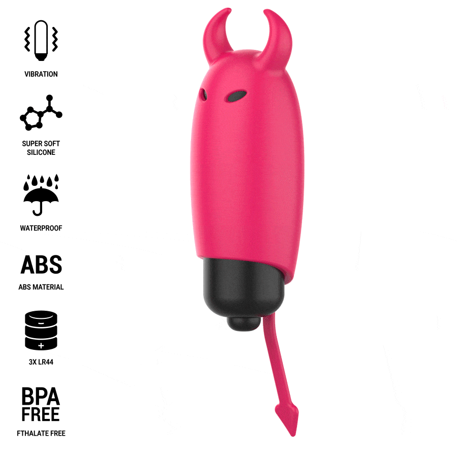 INTENSE - PROIETTILE VIBRANTE SCARLATTO RED DEMON 9,3 X 2,4 CM – Proiettili vibranti – foto 2