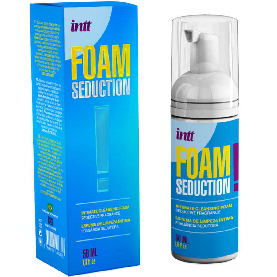INTT RELEASES - FOAM SEDUCTION SCHIUMA DETERGENTE INTIMA 50 ML – Pulizia intima – foto 3