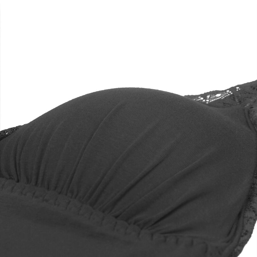 SUBBLIME - ORSACCHIOTTO CON DETTAGLI IN PIZZO FLOREALE NERO S/M – Body – foto 12