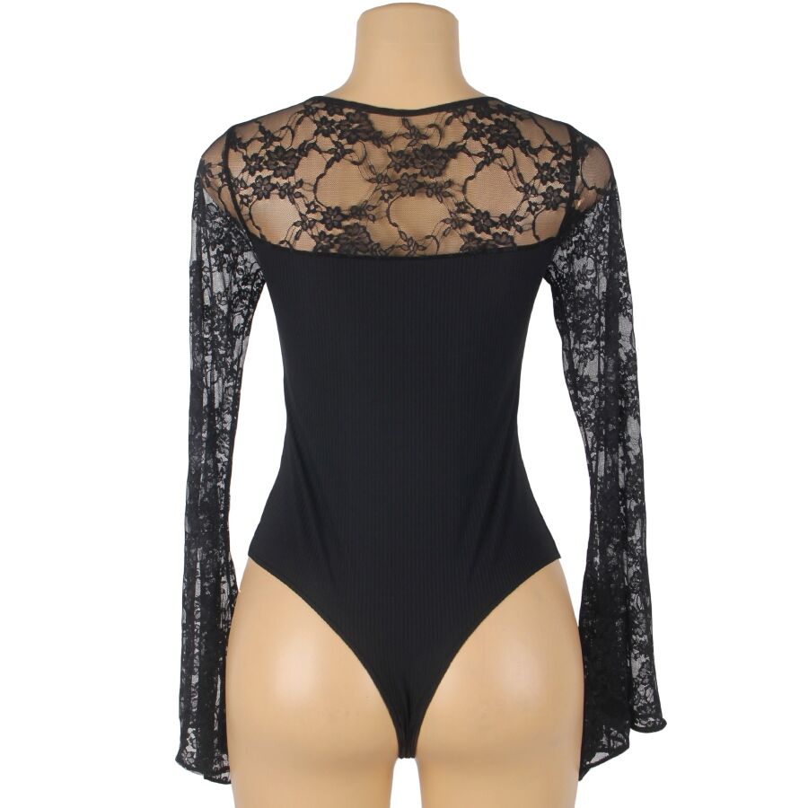 SUBBLIME - TEDDY ORECCHINO CON MOTIVO FLOREALE S / M – Body – foto 7