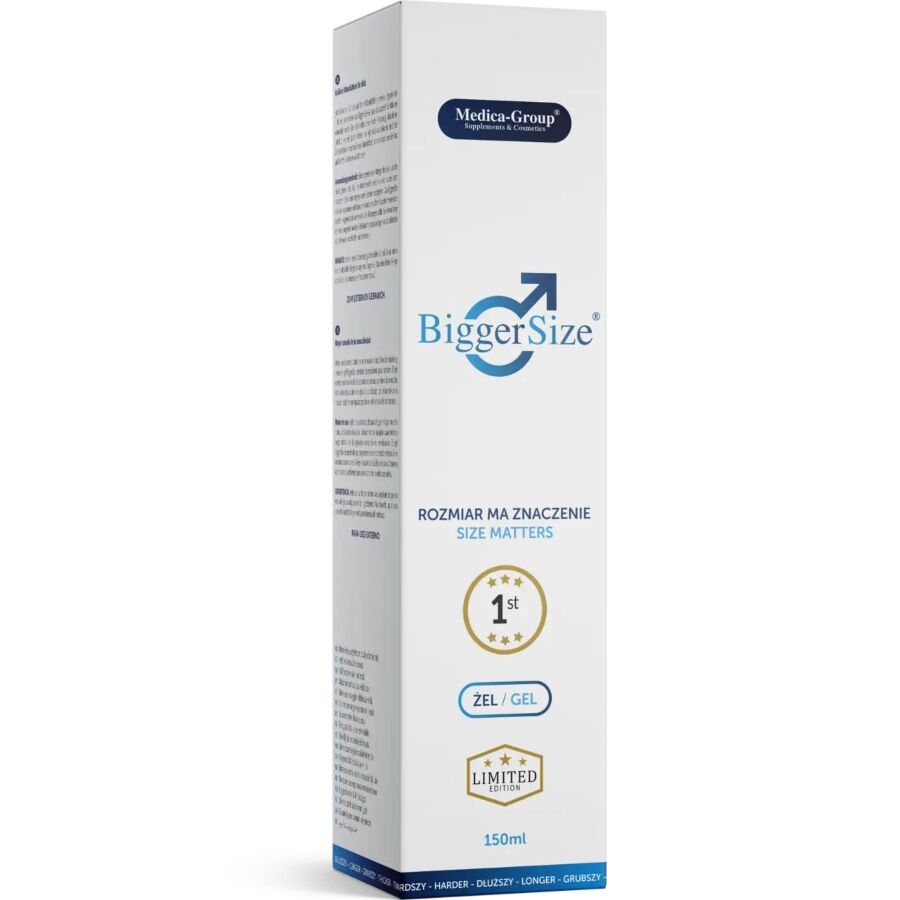 MEDICA GROUP - GEL INTIMO FORMATO GRANDE PER UOMO 150 ML – Ingrandimento del pene – foto 2