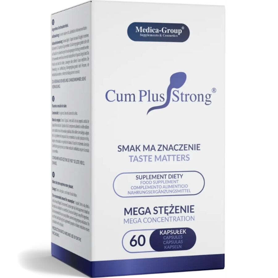 MEDICA GROUP - CUM PLUS FORTE INGRANDIMENTO DELLO SPERMA 60 CAPSULE – Pillole per uomini – foto 2