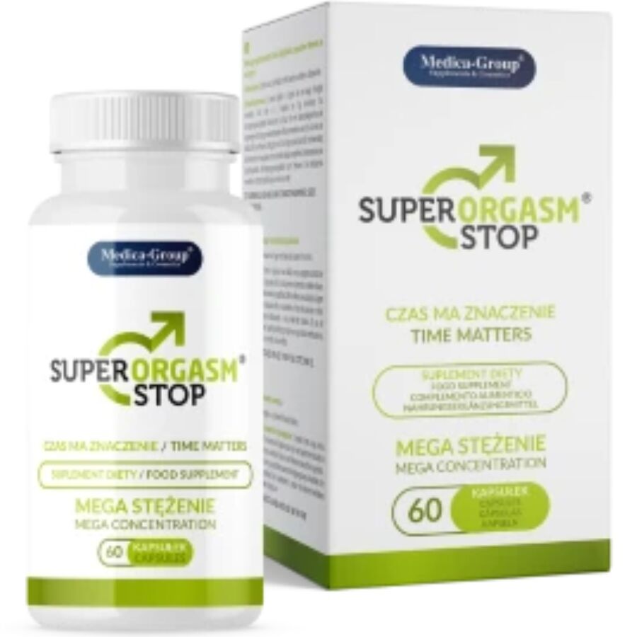 MEDICA GROUP - SUPER ORGASM STOP DELAY PER UOMINI 60 CAPSULE – Pillole per uomini – foto 3