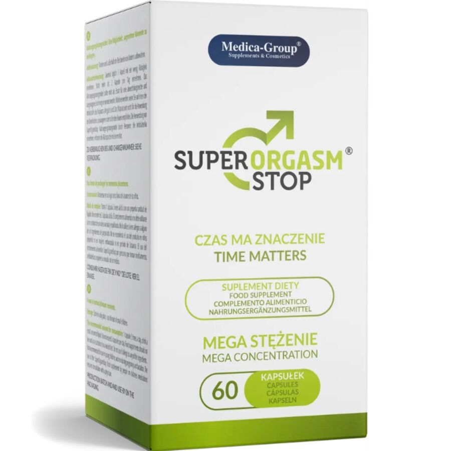 MEDICA GROUP - SUPER ORGASM STOP DELAY PER UOMINI 60 CAPSULE – Pillole per uomini – foto 2