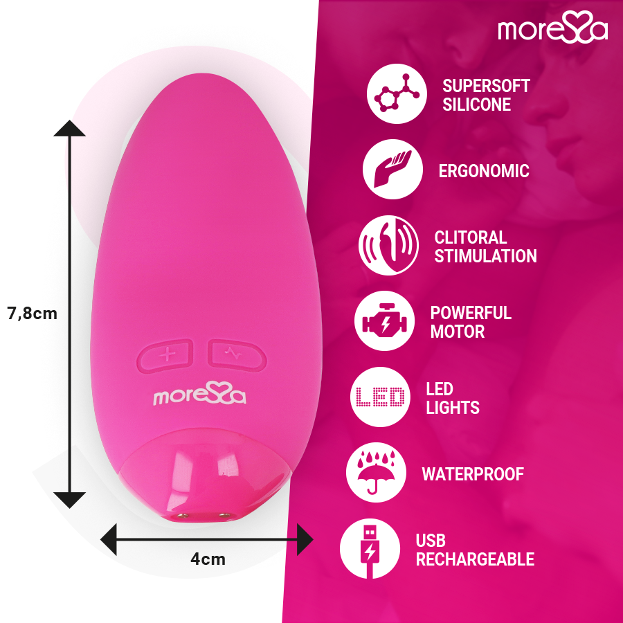 MORESSA - VIBRATORE BLOSSOM ROSA – Mini vibratori – foto 4
