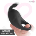 MORESSA - BRAD PREMIUM SILICONE RICARICABILE NERO – Cockring con vibrazione