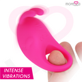 MORESSA - BRAD PREMIUM SILICONE RICARICABILE ROSA – Cockring con vibrazione