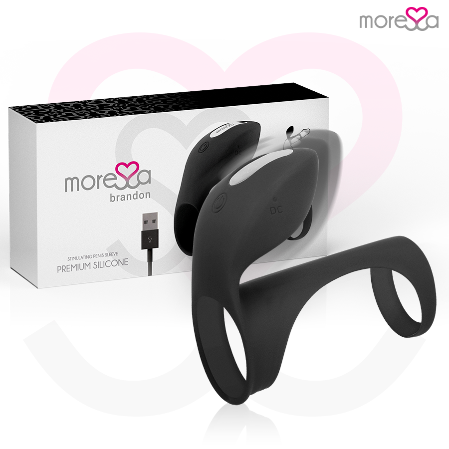 MORESSA - ANELLO VIBRATORE BRANDON CON COPERCHIO – Cockring con vibrazione – foto 2