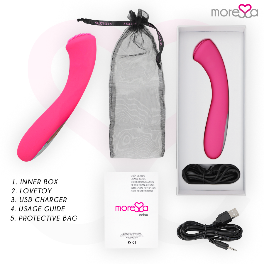 MORESSA - CELSO PREMIUM SILICONE RICARICABILE – Vibratori a punto G – foto 6