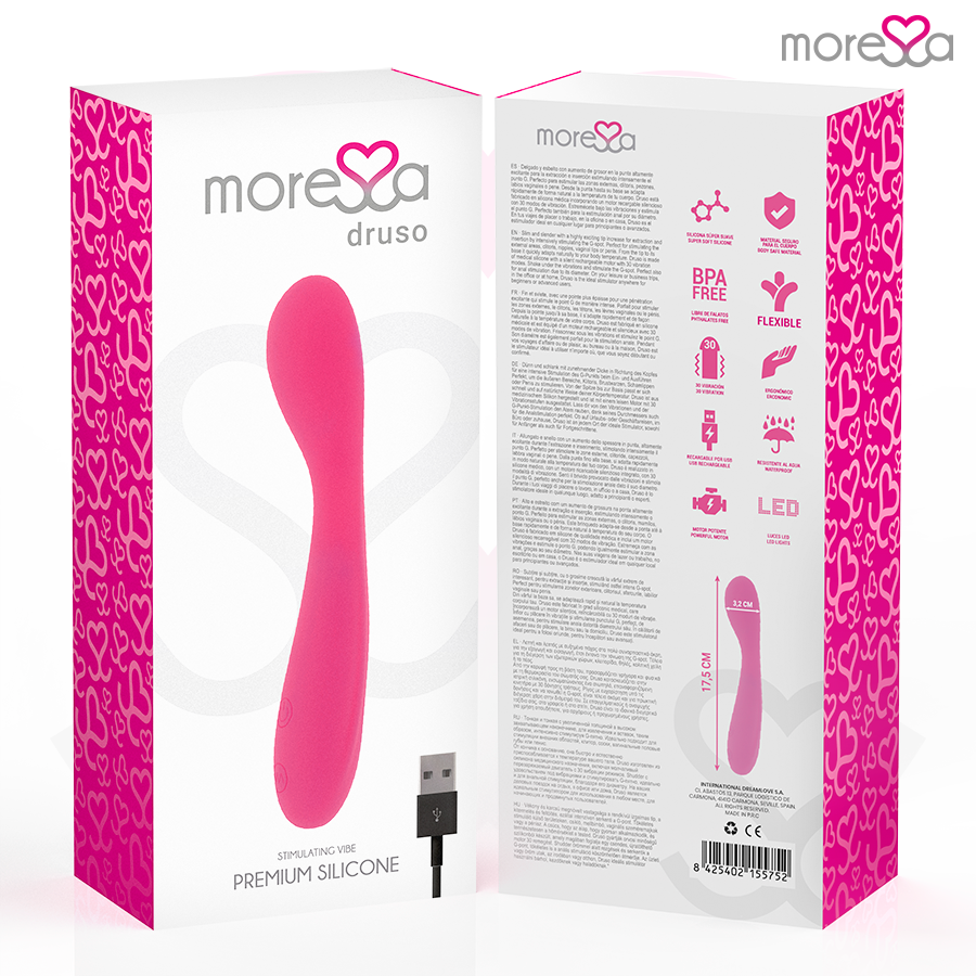 MORESSA - DRUSO PREMIUM SILICONE RICARICABILE – Vibratori a punto G – foto 7