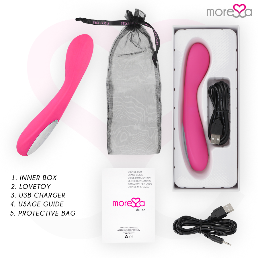 MORESSA - DRUSO PREMIUM SILICONE RICARICABILE – Vibratori a punto G – foto 6