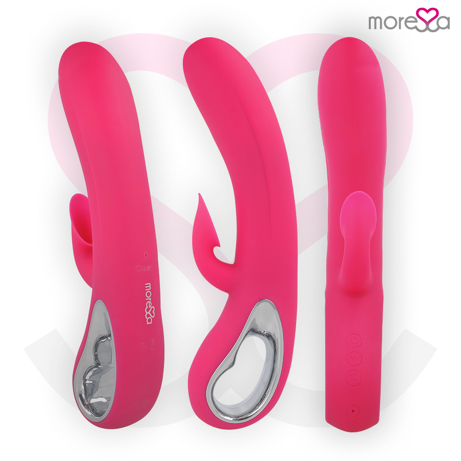 MORESSA - DUSTIN ASPIRAZIONE CLITORIDEA E VIBRAZIONE POTENTE SILICONE PREMIUM RICARICABILE – Vibratori di coniglio – foto 2