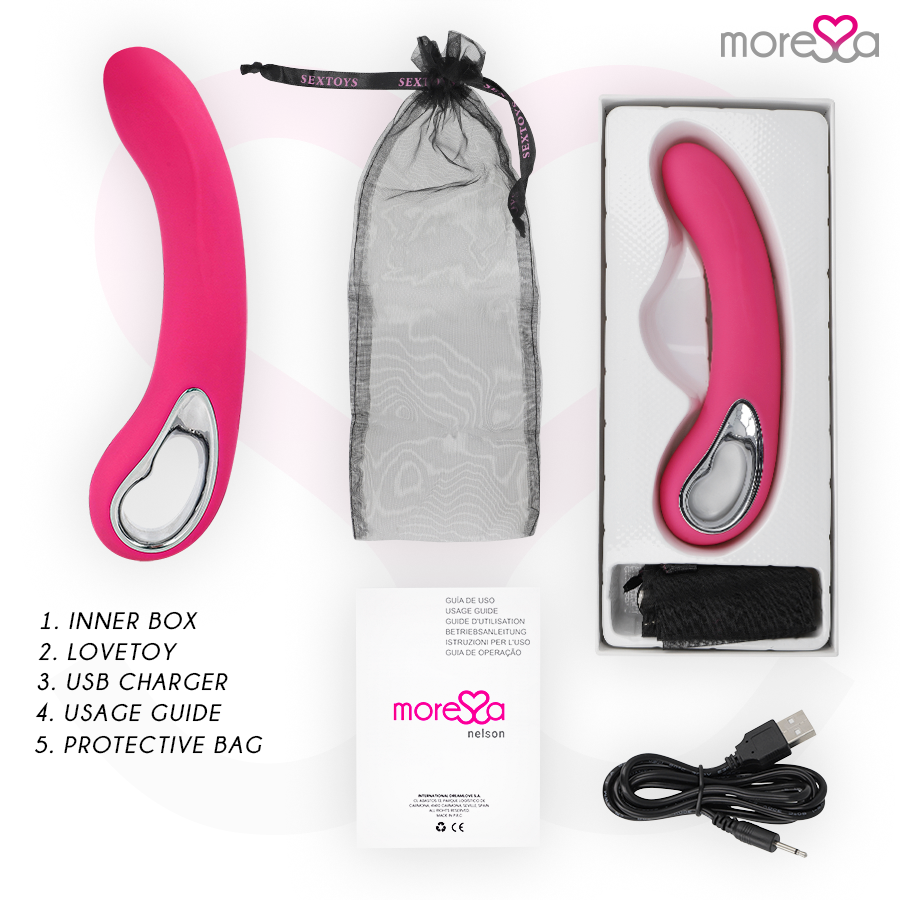 MORESSA - NELSON PREMIUM SILICONE RICARICABILE – Vibratori a punto G – foto 6