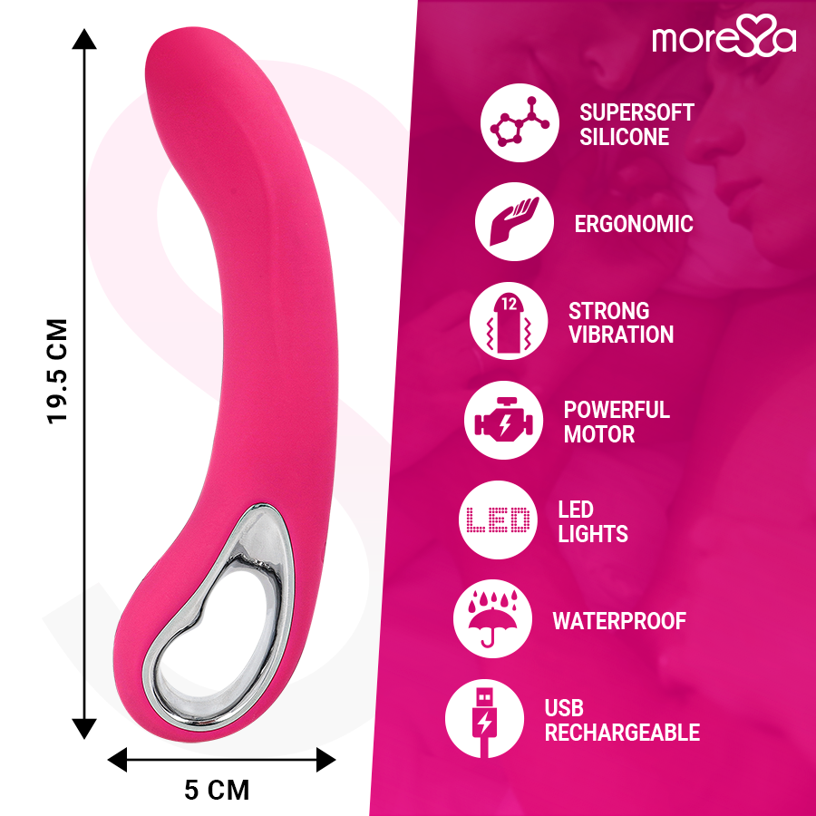 MORESSA - NELSON PREMIUM SILICONE RICARICABILE – Vibratori a punto G – foto 4