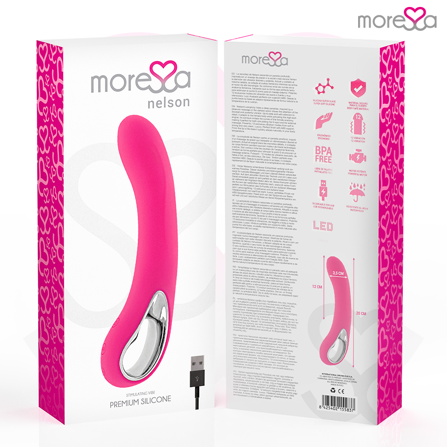 MORESSA - NELSON PREMIUM SILICONE RICARICABILE – Vibratori a punto G – foto 7