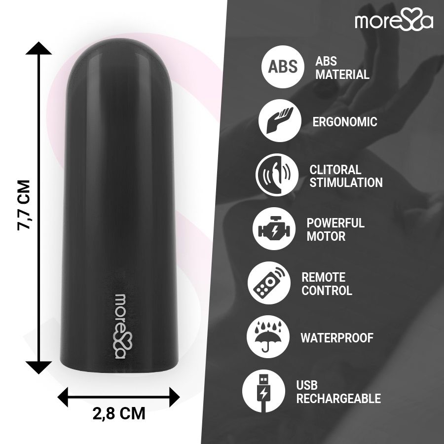 MORESSA - TELECOMANDO VIBRATORE NIX NERO – Stimolatori – foto 4