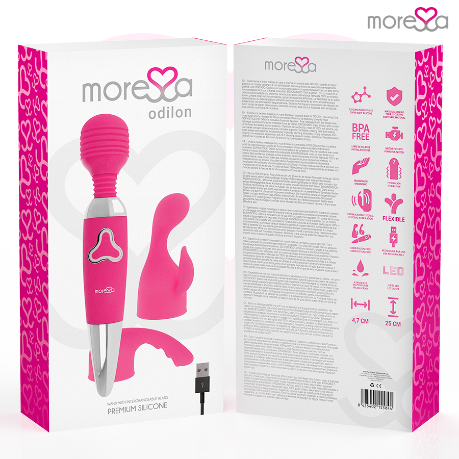 MORESSA - ODILON PREMIUM SILICONE RICARICABILE – Vibratore WAND – foto 7