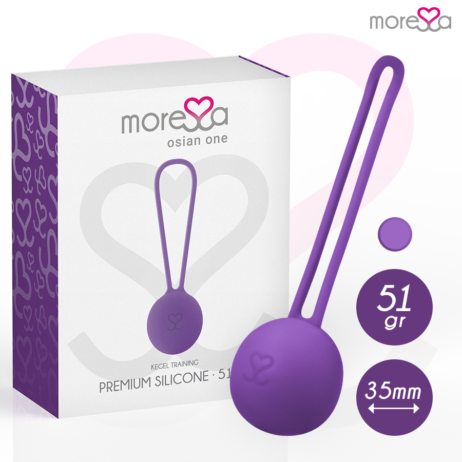 MORESSA - OSIAN ONE PREMIUM SILICONE LILLA – Sfere di silicone – foto 2