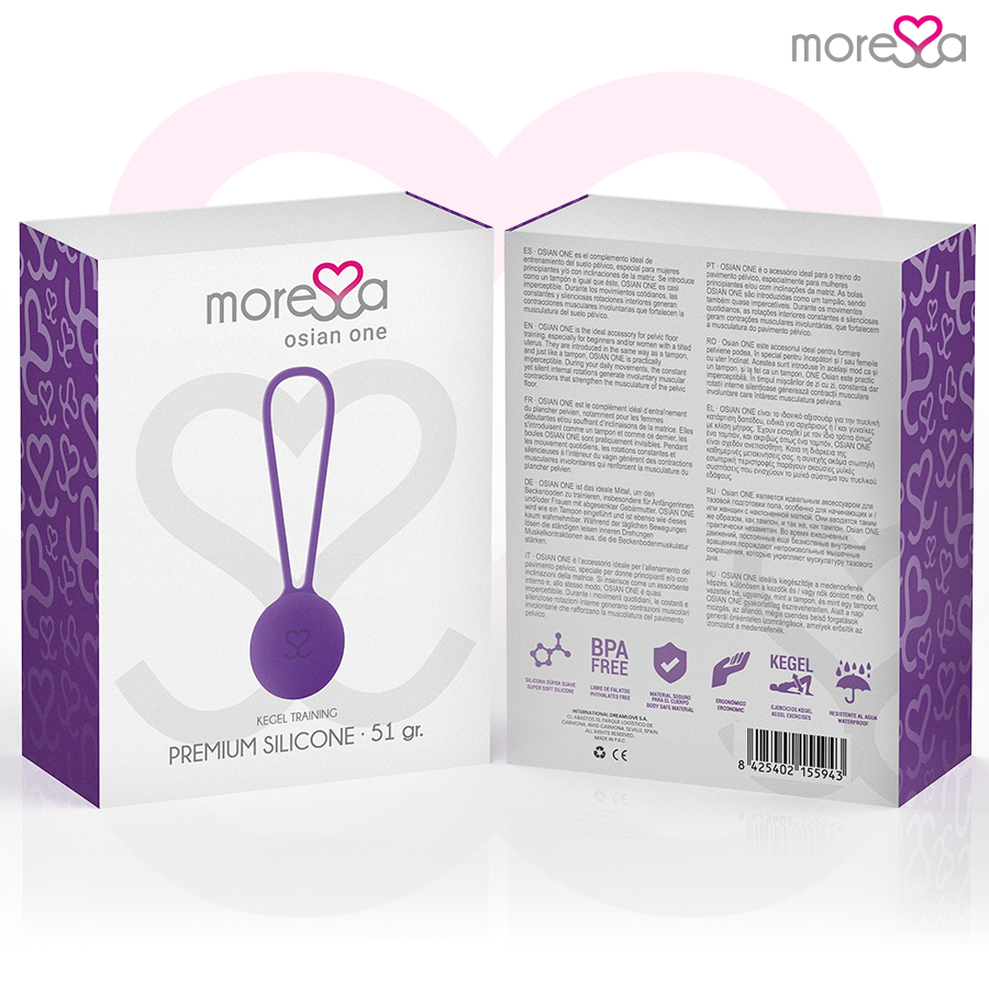 MORESSA - OSIAN ONE PREMIUM SILICONE LILLA – Sfere di silicone – foto 7