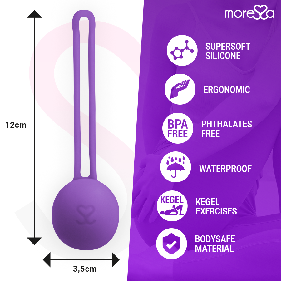 MORESSA - OSIAN ONE PREMIUM SILICONE LILLA – Sfere di silicone – foto 4
