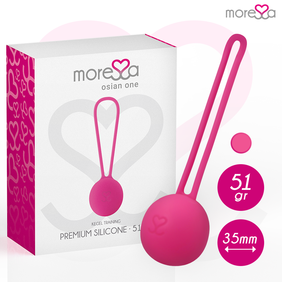 MORESSA - OSIAN ONE PREMIUM SILICONE ROSA – Sfere di silicone – foto 2