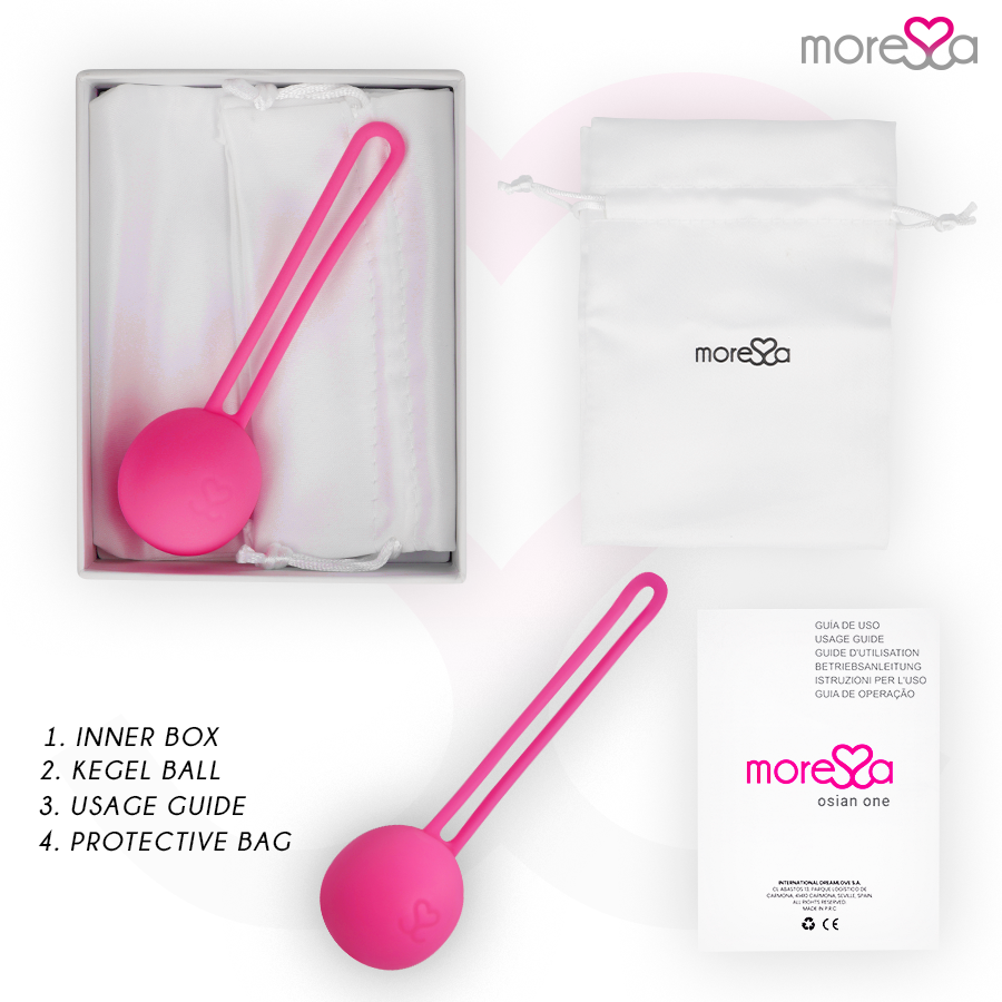 MORESSA - OSIAN ONE PREMIUM SILICONE ROSA – Sfere di silicone – foto 6
