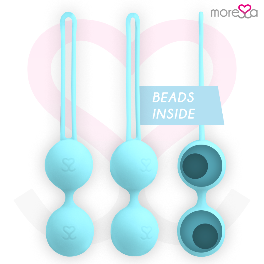 MORESSA - OSIAN TRE SILICONE PREMIUM TURCHESE – Sfere di silicone
