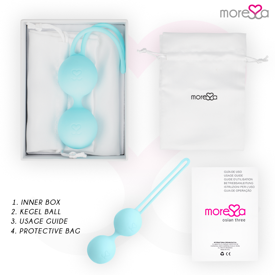 MORESSA - OSIAN TRE SILICONE PREMIUM TURCHESE – Sfere di silicone – foto 6